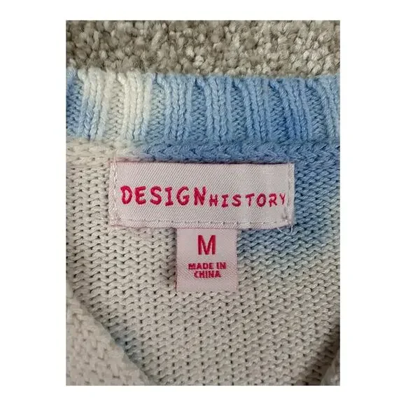Design History Tie-Dye Sweater - Girls' Size MediumPink/Blue/ Orange Pastel - Picture 3 of 11